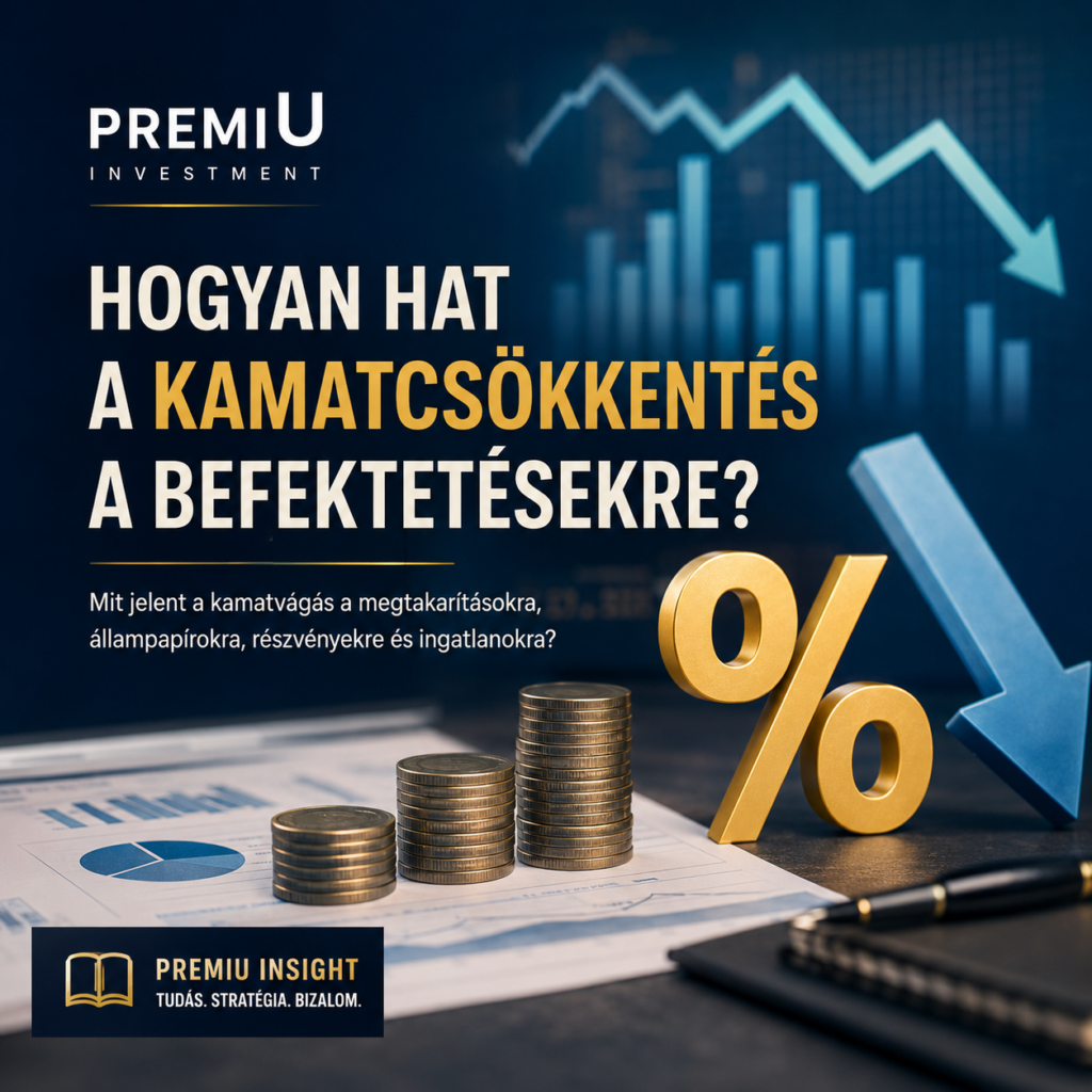 Kamatcsökkentés hatása a befektetésekre, kötvények és részvények hozamának változása